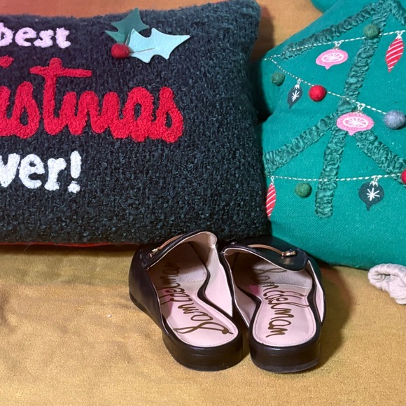 Sam Edelman Lounette Black Leather Snaffle Bit Mules Loafers Women Size 7 M - Picture 5 of 7